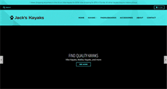 Desktop Screenshot of jackskayaks.com